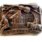 Vintage 1984 Arkansas Belt Buckle by Siskiyou