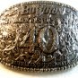 1994 Silver Tone Buffalo P.R.C.A. Rodeo Belt Buckle