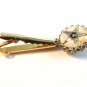 Vintage Gold Tone Tie Clasp with Dangley Eastern Star Symbol