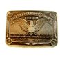 Vintage NRA Leadership Award Freedom Belt Buckle