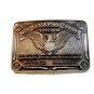 Vintage NRA Leadership Award Freedom Belt Buckle