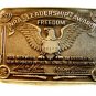 Vintage NRA Leadership Award Freedom Belt Buckle