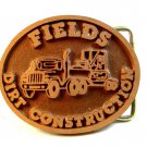 Vintage Fields Dirt Construction Belt Buckle