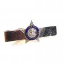 Vintage V.F.W. Silver Tone Tie Clasp by Hook Fast