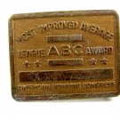 1950's - 1960's American Bowling Congress Most Imp;roved Belt Buckle 092614