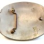 Large Vintage German Silver Western Cowboy Broncho Busting Belt Buckle