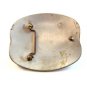 Large Vintage German Silver Western Cowboy Broncho Busting Belt Buckle