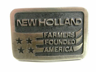 New Holland Farmers Founded America Belt Buckle by Lewis Corp 82114