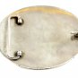 Vintage Large Silvertone Western Cowboy Longhorn Bull Belt Buckle 10292013