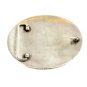 Vintage Large Silvertone Western Cowboy Longhorn Bull Belt Buckle 10292013