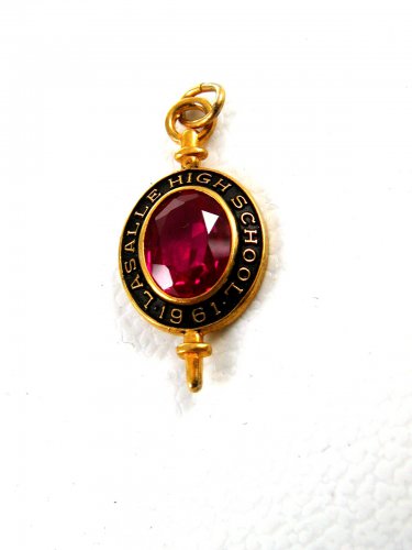 1961 LaSalle High School Charm / Pendant / Key 6314 No. 4