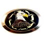 Vintage Enameled American Eagle Belt Buckle