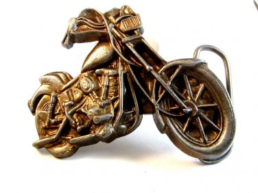 Vintage Motorcycle Belt Buckle