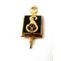 Early 1960's Scarlet Skirts Enameled Charm / Pendant / Key 52714
