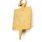 Early 1960's Scarlet Skirts Enameled Charm / Pendant / Key 52714