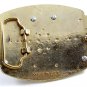 Made in USA Silvertone 2 Picture Belt Buckle 10272013