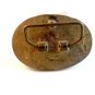 Vintage Solid Brass Police Department Belt Buckle