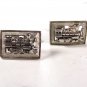 Vintage Silvertone Train Locomotive Engine Cufflinks by Shields 72215