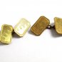 1930s - 1950's Classy Goldtone Cufflinks Unmarked 12182013