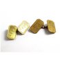 1930s - 1950's Classy Goldtone Cufflinks Unmarked 12182013