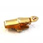Vintage Gold Tone Jalopy Car Automobile Tie Clasp by Anson