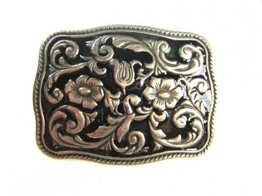 Vintage Silvertone Belt Buckle Unbranded 62915