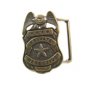 Vintage Brass Private Detective Belt Buckle 10242013