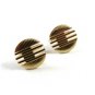 True Vintage Mid Century Goldtone Classy Cufflinks by Swank 100714c