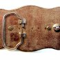 Vintage Silvertone & Stone or Plastic Western Cowboy Belt Buckle