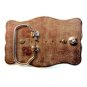 Vintage Silvertone & Stone or Plastic Western Cowboy Belt Buckle