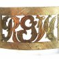 Vintage Handmade Goldtone Initial / Letters RGW Belt Buckle Unbranded 7715