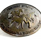 Running Strong For American Indian Youth Wild Horses Belt Buckle 092214