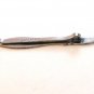 Siam Sterling White Niello Dancer Lady Dagger Tie Clasp - a