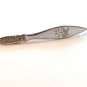 Siam Sterling White Niello Dancer Lady Dagger Tie Clasp - a