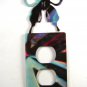 Butterfly Double Outlet Cover Plate by Steel Images USA 51515