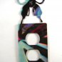 Butterfly Double Outlet Cover Plate by Steel Images USA 51515