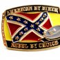 American By Birth Rebel By Choice Belt Buckle Made In USA