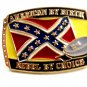 American By Birth Rebel By Choice Belt Buckle Made In USA