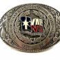 1985 Texas Sesquicentennial Celebration Silvertone Belt Buckle #11012013