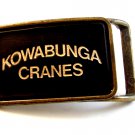 Vintage Kowabunga Cranes Belt Buckle
