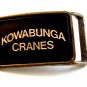 Vintage Kowabunga Cranes Belt Buckle