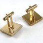 1960's-70's Goldtone & Flashy Iridescent Purple Cufflinks Not Marked 111414
