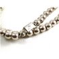 Mexican Sterling Silver 32" Ball Necklace