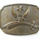 Vintage Shriners Masonic Buckle Unmarked 61315