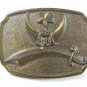 Vintage Shriners Masonic Buckle Unmarked 61315