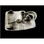 Big Horn Sheep Pewter Belt Buckle by KEV Made in USA 6514 Old New Stock