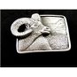 Big Horn Sheep Pewter Belt Buckle by KEV Made in USA 6514 Old New Stock