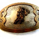 Vintage Cowboy Rodeo Western Broncho Busting Belt Buckle 04042013ll