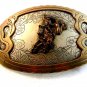 Vintage Cowboy Rodeo Western Broncho Busting Belt Buckle 04042013ll