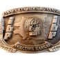 Vintage Finney Co. Hides & Tannery Holcomb, Kansas Belt Buckle